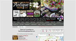 Desktop Screenshot of northcarolinaantiquetrail.com